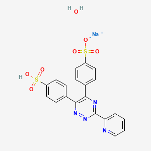 Chemical structure of Ferrozine (hydrate)