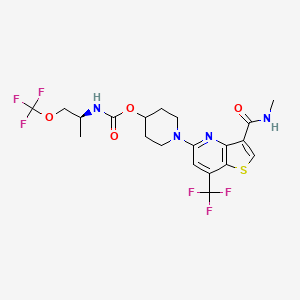 Chemical structure of UGT8 Inhibitor 19