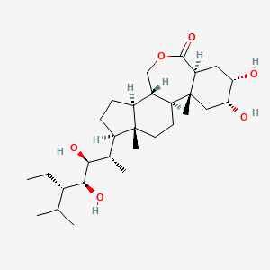 Chemical structure of 22S,23S-Homobrassinolide
