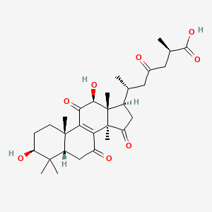 Chemical structure of Ganoderic Acid C6