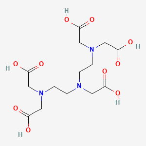 Chemical structure of DTPA