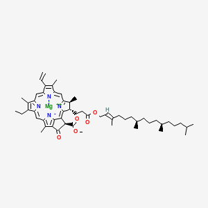 Chemical structure of Chlorophyll a