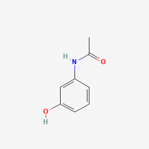 Chemical structure of Metacetamol