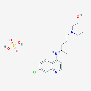 Chemical structure of (S)-Hydroxychloroquine (sulfate)