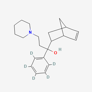 Chemical structure of Biperiden-d5