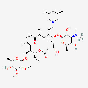 Chemical structure of Tilmicosin-d3