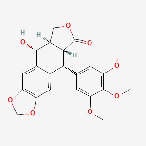 Chemical structure of Podophyllotoxin-d6
