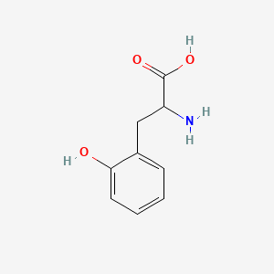 Chemical structure of DL-o-Tyrosine