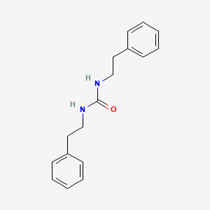 Chemical structure of N,N'-Diphenethylurea