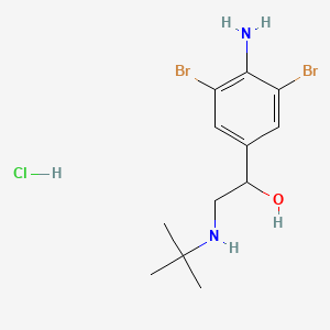 Chemical structure of Brombuterol hydrochloride