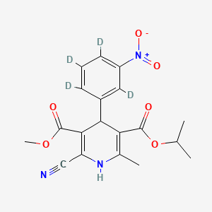 Chemical structure of Nilvadipine-d4