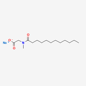 Chemical structure of Sodium Lauroyl Sarcosinate