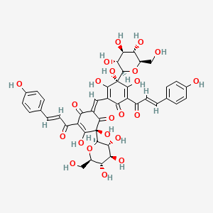 Chemical structure of Carthamin