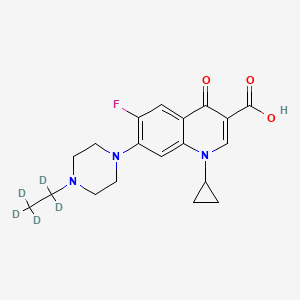 Chemical structure of Enrofloxacin-d5