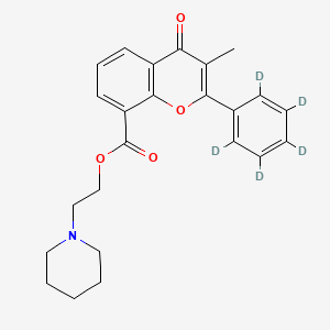 Chemical structure of Flavoxate-d5