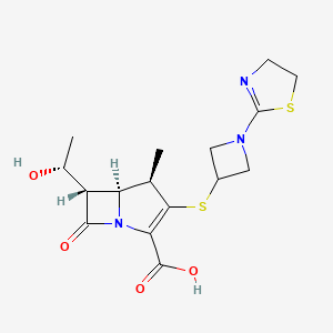 Chemical structure of Tebipenem (hydrate)