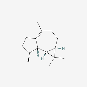 Chemical structure of (+)-Ledene