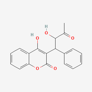 Chemical structure of 10-Hydroxywarfarin
