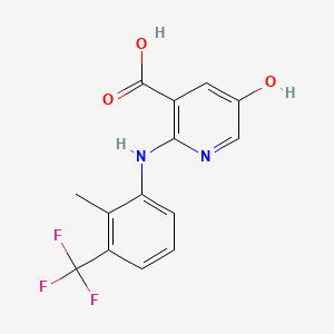 Chemical structure of 5-hydroxy Flunixin