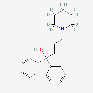 Chemical structure of Diphenidol-d10
