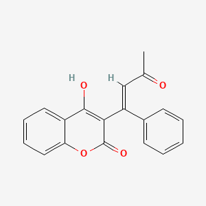 Chemical structure of Dehydrowarfarin