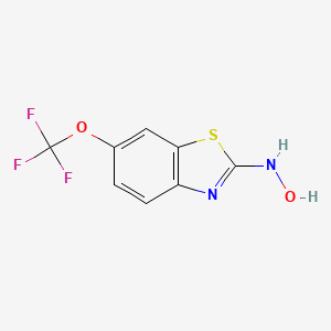 Chemical structure of N-hydroxy Riluzole