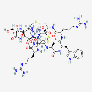Chemical structure of α-Conotoxin ImI (trifluoroacetate salt)