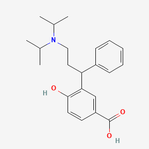 Chemical structure of rac-5-carboxy Tolterodine