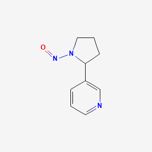 Chemical structure of N'-Nitrosonornicotine