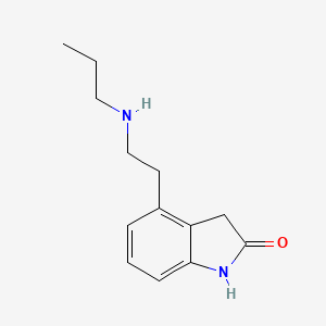 Chemical structure of N-Despropyl Ropinirole