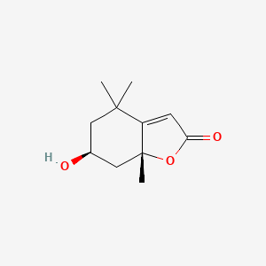 Chemical structure of Loliolide