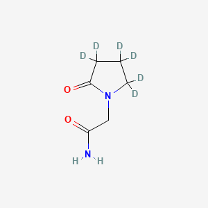 Chemical structure of Piracetam-d6