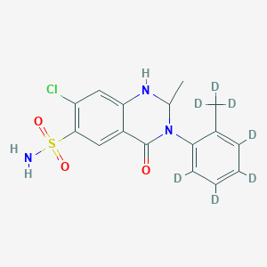 Chemical structure of Metolazone-d7