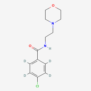 Chemical structure of Moclobemide-d4