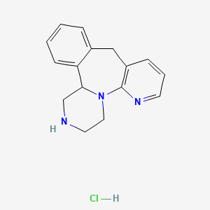 Chemical structure of Desmethyl Mirtazapine Hydrochloride