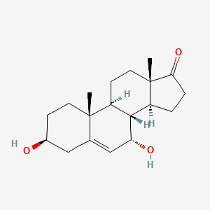 Chemical structure of 7alpha-Hydroxy-DHEA