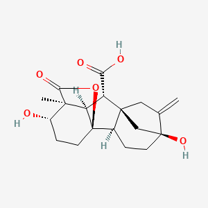 Chemical structure of Gibberellin A1
