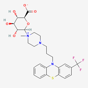 Chemical structure of Trifluoperazine N-Glucuronide