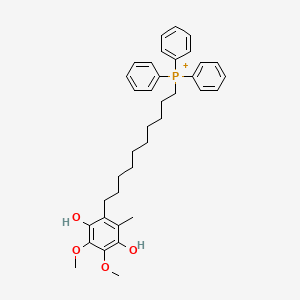 Chemical structure of Mitoquinol-d15