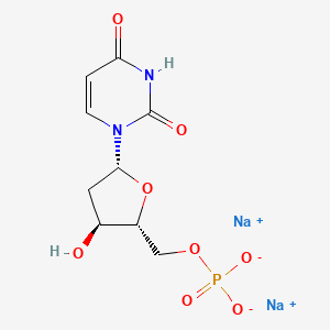 Chemical structure of Disodium 2'-deoxyuridylate