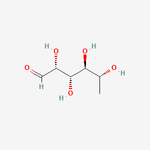 Chemical structure of (+)-Fucose