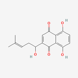 Chemical structure of Shikalkin