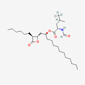 Chemical structure of Orlistat-d3