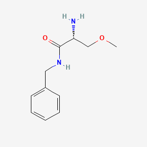 Chemical structure of Descarbonyl Lacosamide
