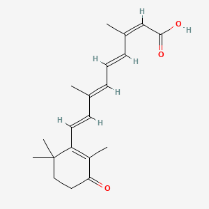 Chemical structure of 4-Oxoisotretinoin