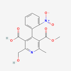 Chemical structure of Hydroxydehydro Nifedipine Carboxylate