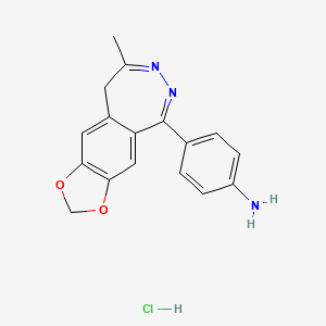 Chemical structure of GYKI 52466 hydrochloride