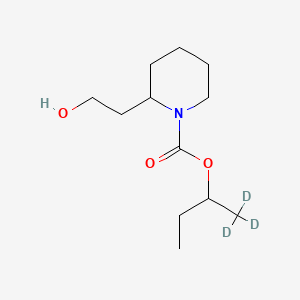 Chemical structure of Picaridin-d3