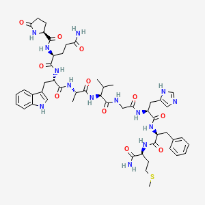Chemical structure of Litorin (trifluoroacetate salt)
