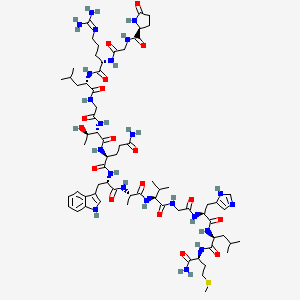 Chemical structure of Alytesin (trifluoroacetate salt)